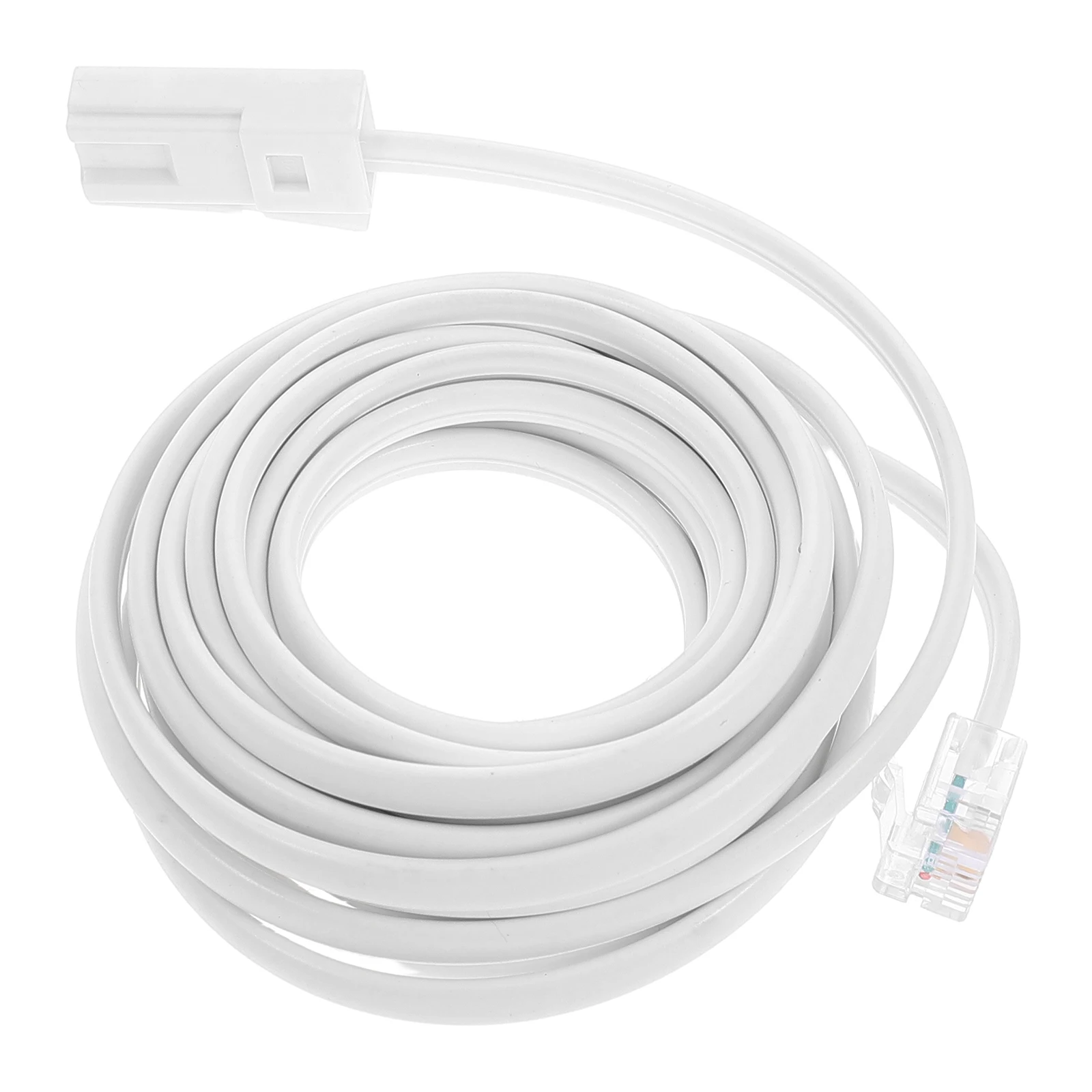 

Extension Cord British Telephone Landline Electric Wire White for Office