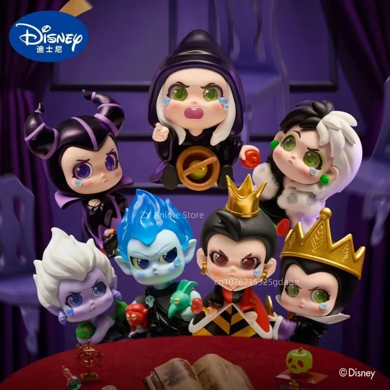 

Disney Villainous Characters Collection Series Mysterious Blind Box Figure Toy Model Desktop Cute Ornaments Surprise Box Gift