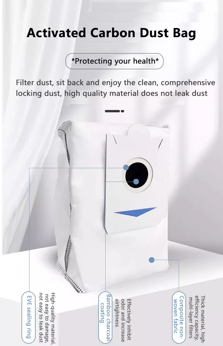 Escolha para ecovacs deebot x5 pro eletrodomésticos robô aspirador de pó saco pano filtro hepa peças reposição