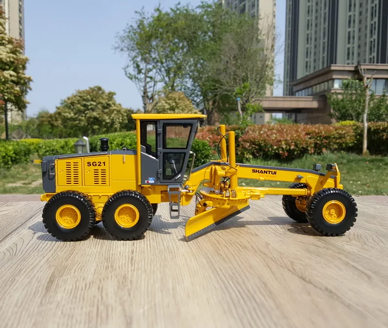 Collectible Gelegeerd Model Geschenk 1:35 Schaal Shantuis SG21-3 Motor Grader Technische Machines Voertuigen Diecast Speelgoedmodel