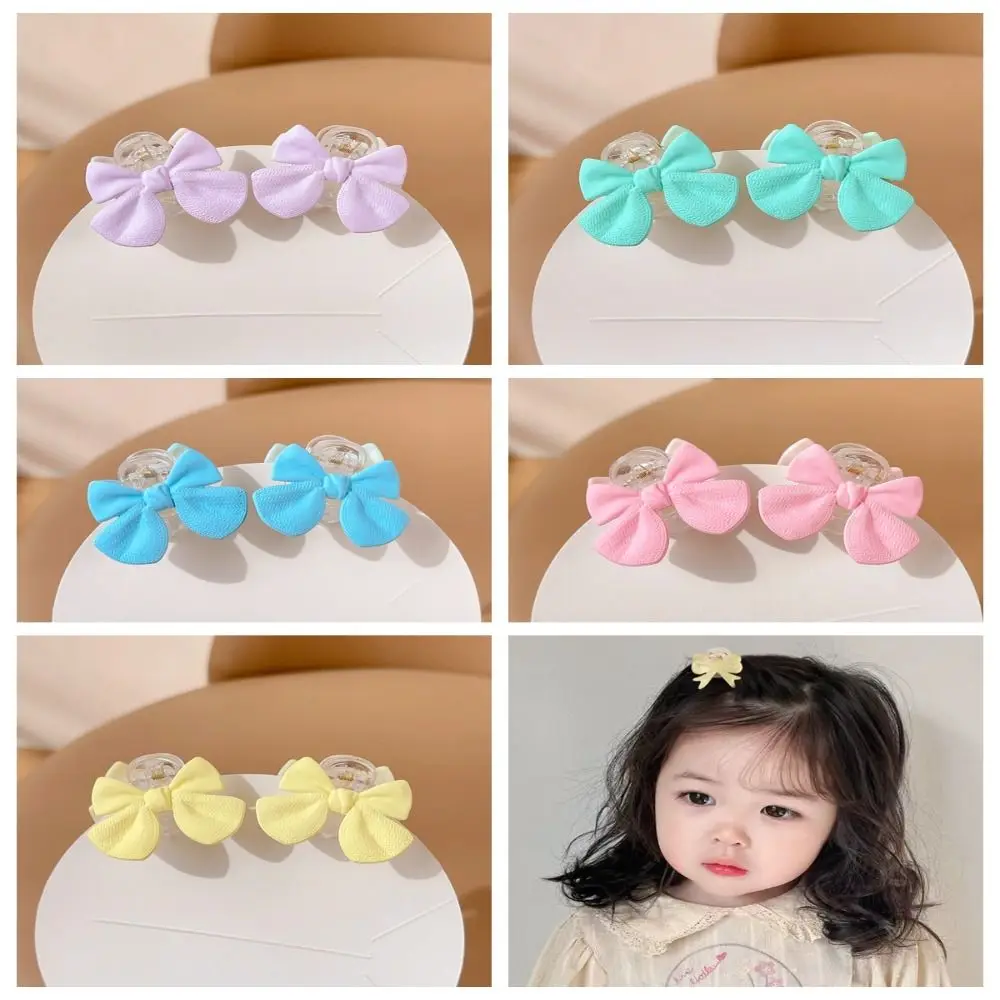 Hair Accessories Bow Mini Hair Claw Hair Clip Barrettes Sweet Hair Claw Hair Ornaments Candy Color Mini Hair Crab Clip Children