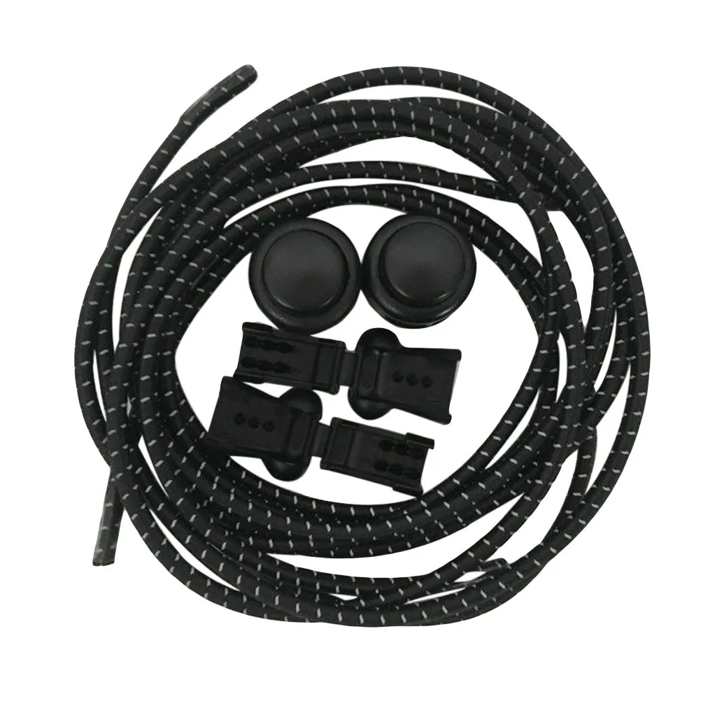 

1Pair Reflective Shoelaces for Sports Running Hiking Climbing Jogging Elastic Design No Tying Required Shoe Laces