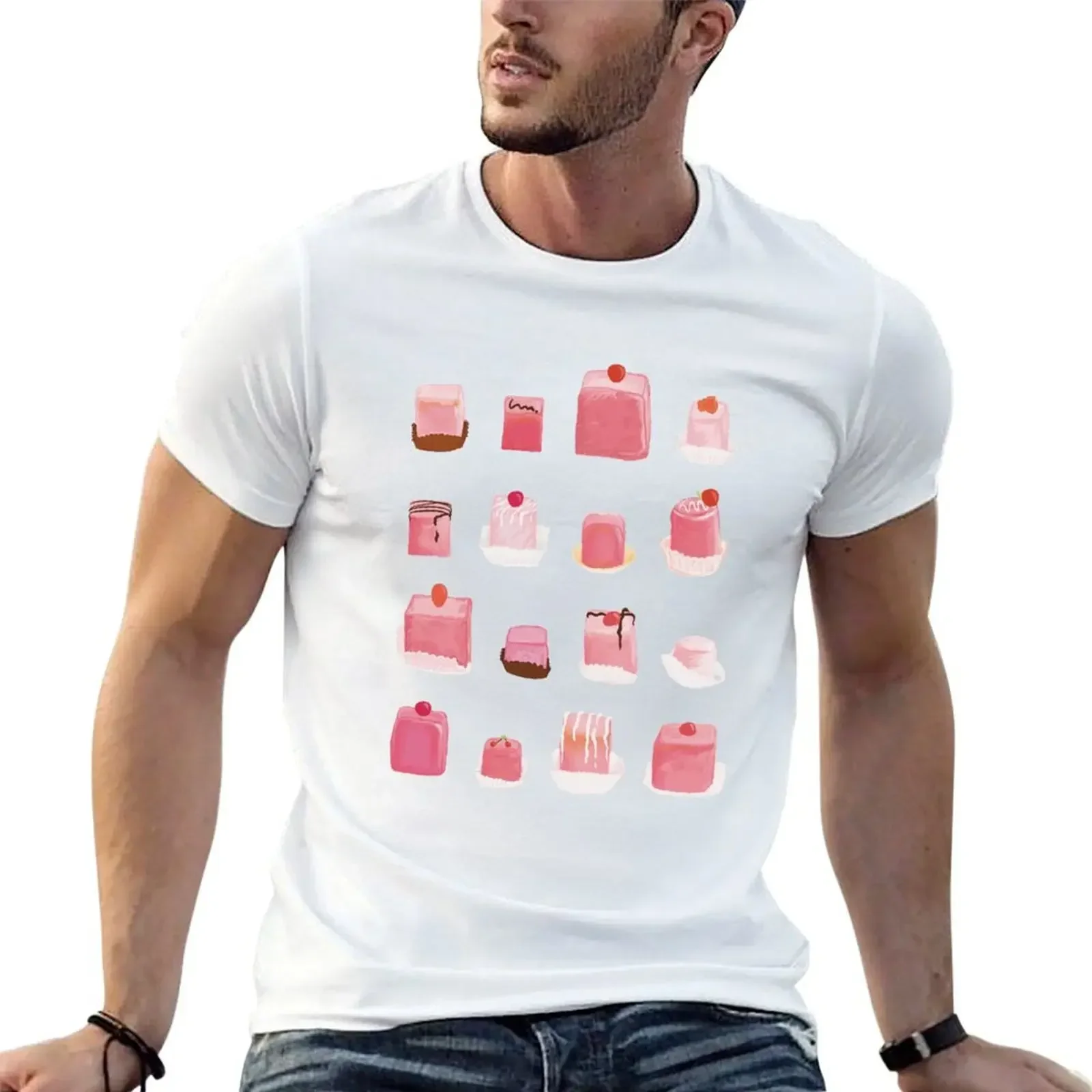 Sugar-sweet pink punch donuts T-Shirt boys animal print aesthetic clothes animal prinfor boys anime stuff shirts graphic tee men