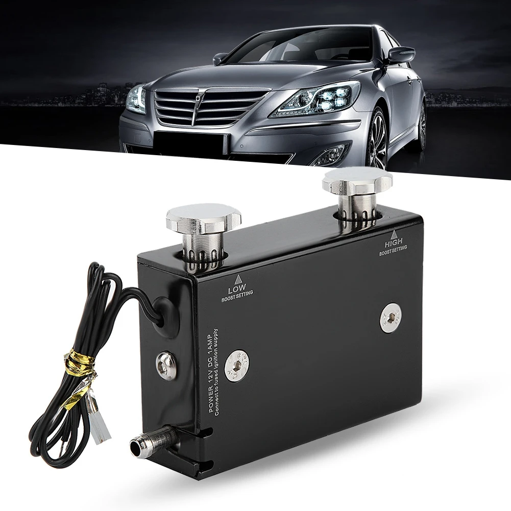 Kit de controlador turbo boost para carro de estágio duplo ajustável eletrônico universal