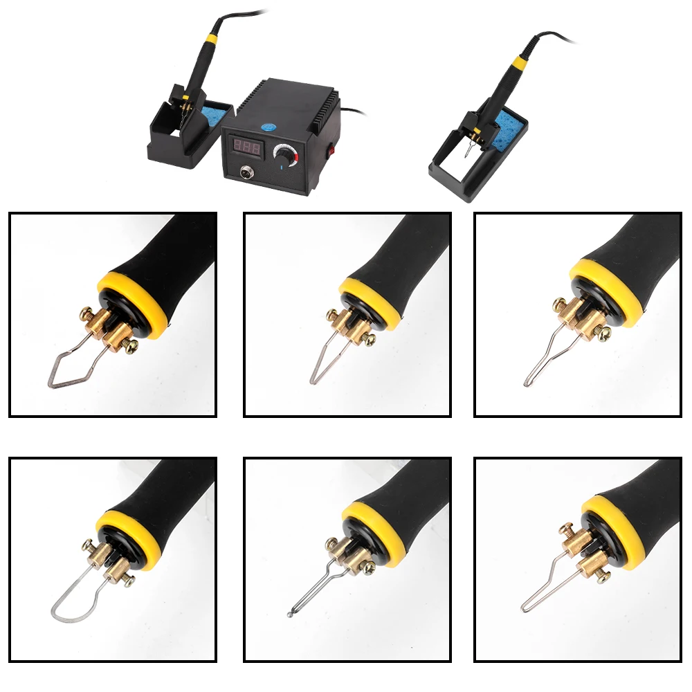 Imagem -04 - Máquina de Pirografia Queima de Madeira Pirograbador Queimador de Temperatura Ajustável Cautério de Madeira Pirografia Caneta Cabaça Artesanato Conjunto de Ferramentas 100w