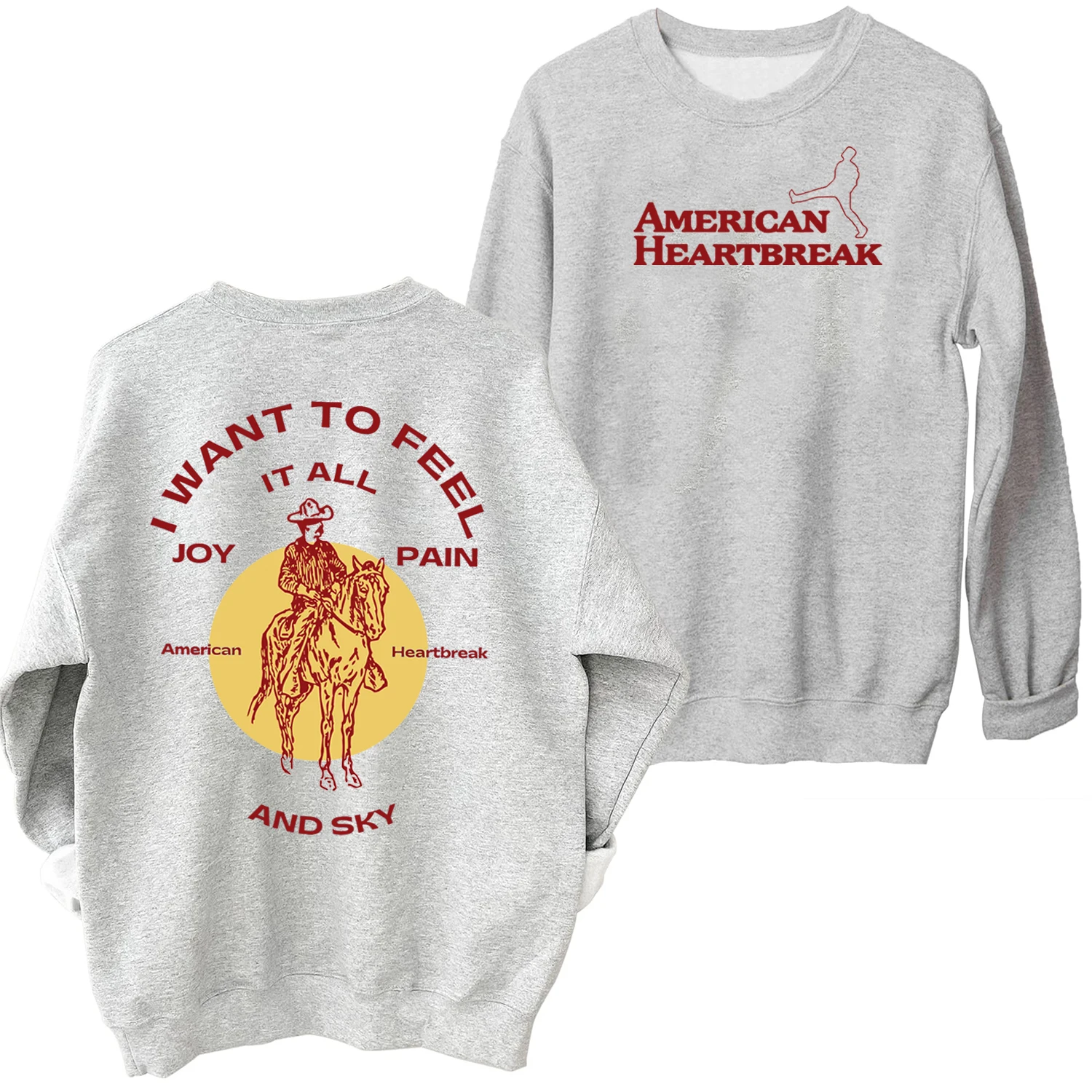 

Zach Bryans American Heartbreak Crewneck Hoodie Zach Bryans Album Oversized Sweatshirt Gift for Fan Pullover Tops Unisex