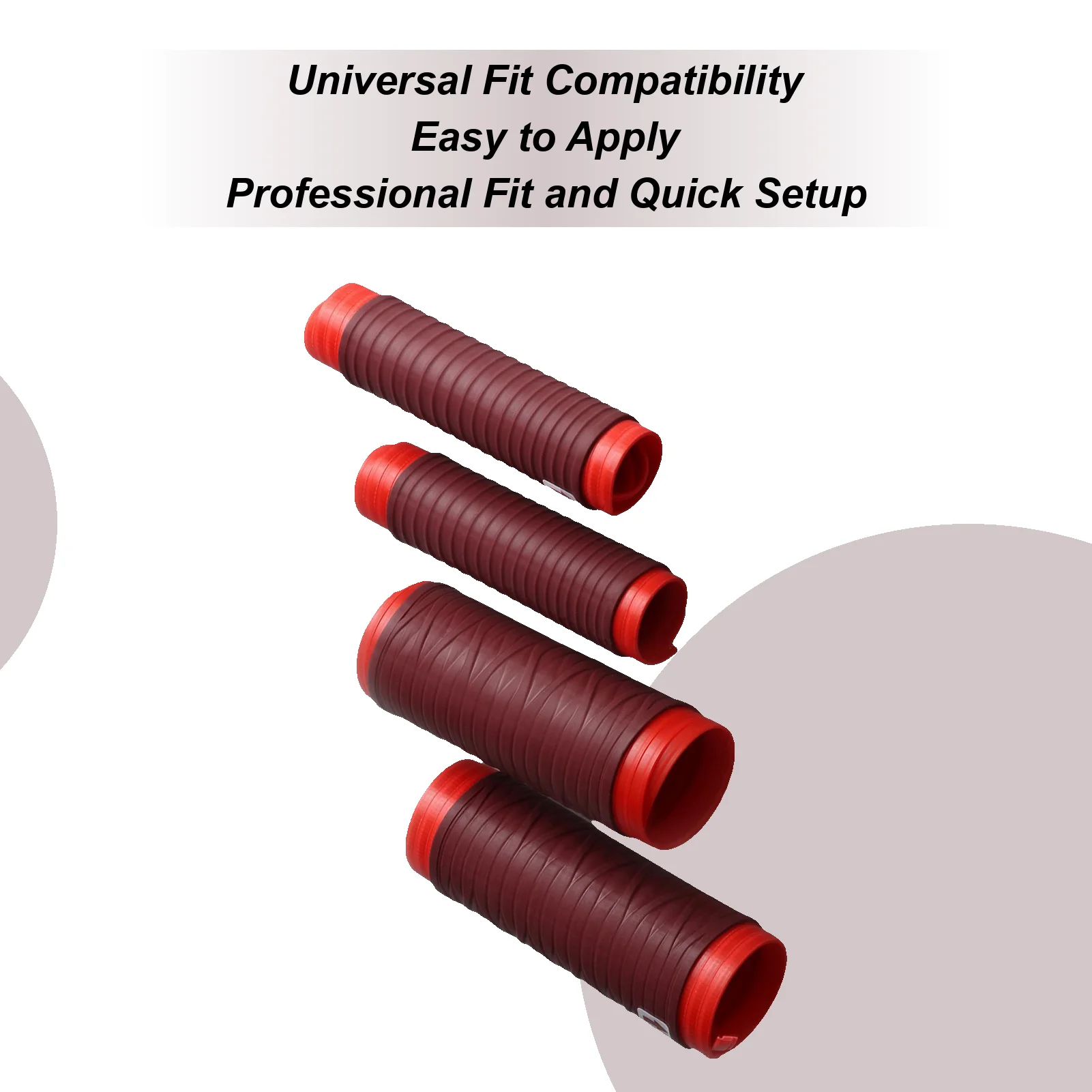 

Handlebar Cover Silicone Universal Protection Non-slip Handlebars Cover For Bikes Scooters Mountain Road Bicycle Automotive Atv