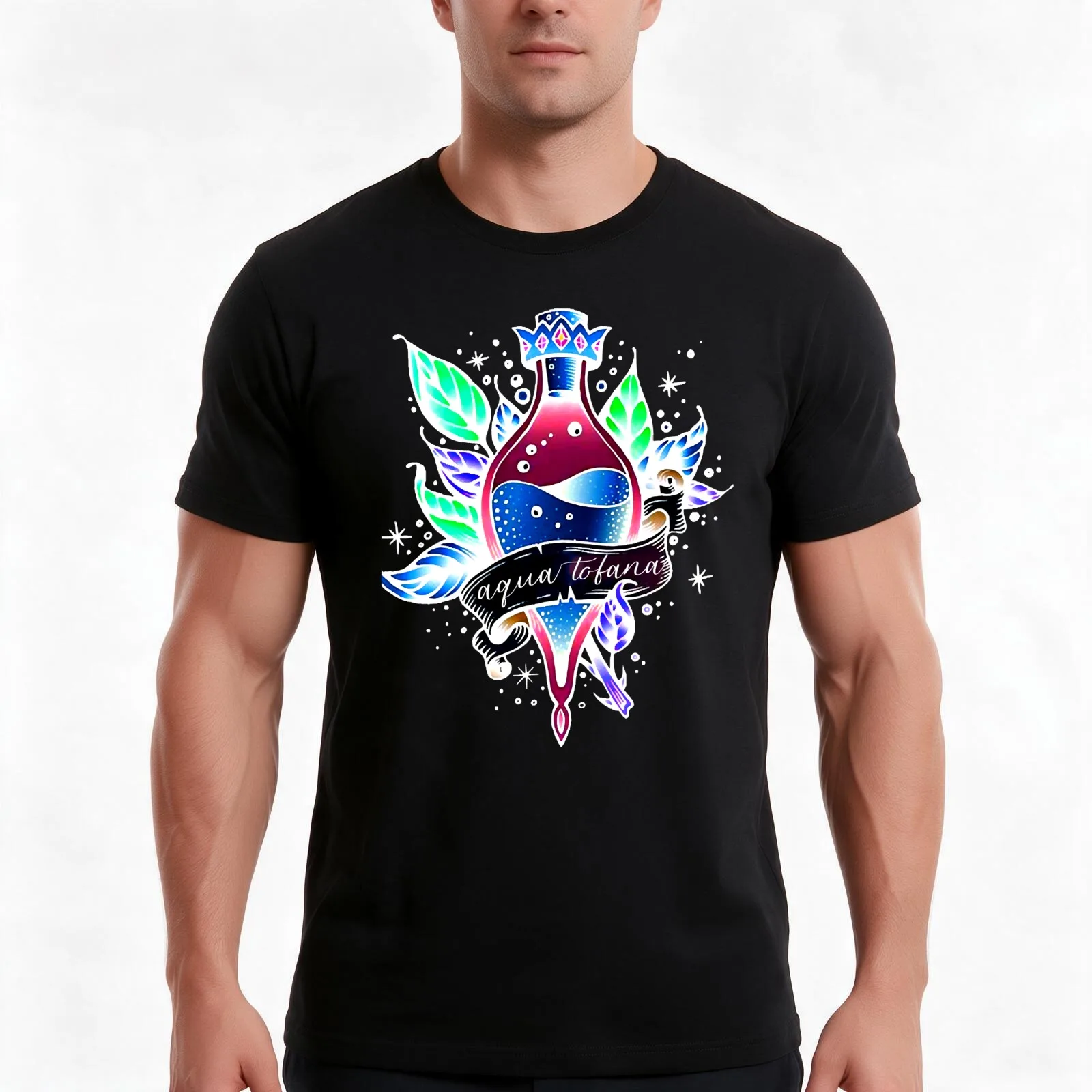 Copy of aqua tofana - bailey sarian suspish 2 T-Shirt, Summer Casual Cotton Tee, Oversized Streetwear Tops, Unisex Men Women
