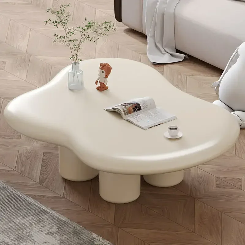 

Computer Cloud Coffee Table Design Irregular Creative Living Room Night Tables Cream Style Series Comodino Bedroom Furniture