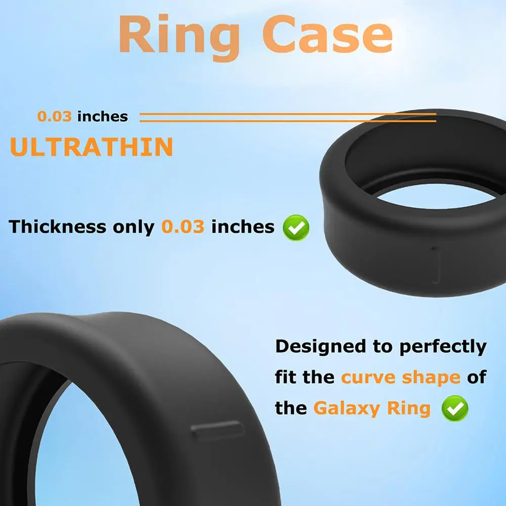 For  Samsung Galaxy Protective Case 360-degree Protection for Ring Slip-resistant Support Wireless Charging Accessorie
