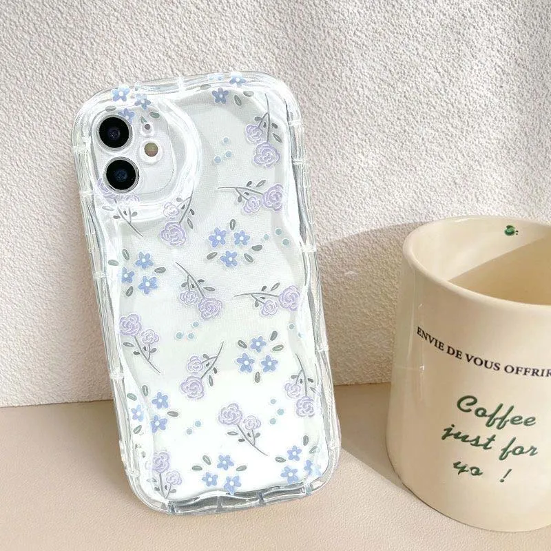 Small Flower Pile Case for Realme C55 C53 C63 C67 C35 C33 C21Y C25Y C30 C21 C11 2021 C20 10 11 12 Pro Plus 8 GT 6 5G Clear Cover