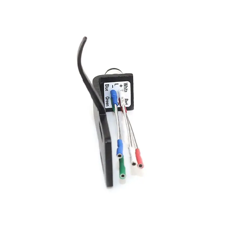 

4 Pieces/set Universal Silver Leads Wires Header Wire Cable 40mm for 1.2-1.3mm Pins Turntable Phono Headshell Tonearm