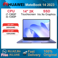 2023 HUAWEI MateBook 14 Laptop 14-inch 2K Touchscreen i5-1340P/i7-1360P 16GB/32GB 512GB/1T Computer Netbook Iris Xe Graphics SSD