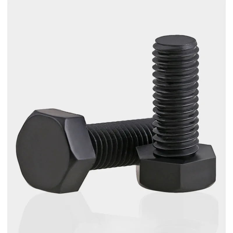 1-50Pcs  M3 - M12 Black Nylon Hexagonal Screw, Plastic Insulated Bolt  Bolt Length 4mm-100mm PA66
