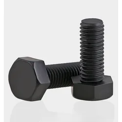 1-50Pcs M3 - M12 Black Nylon Hexagonal Screw, Plastic Insulated Bolt Bolt Length 4mm-100mm PA66