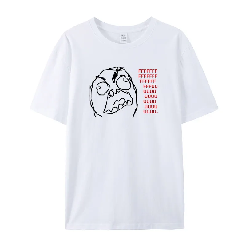 camiseta-unissex-de-manga-curta-com-gola-redonda-estampa-de-meme-'rage-guy'-interessante-estilo-solto-e-divertido