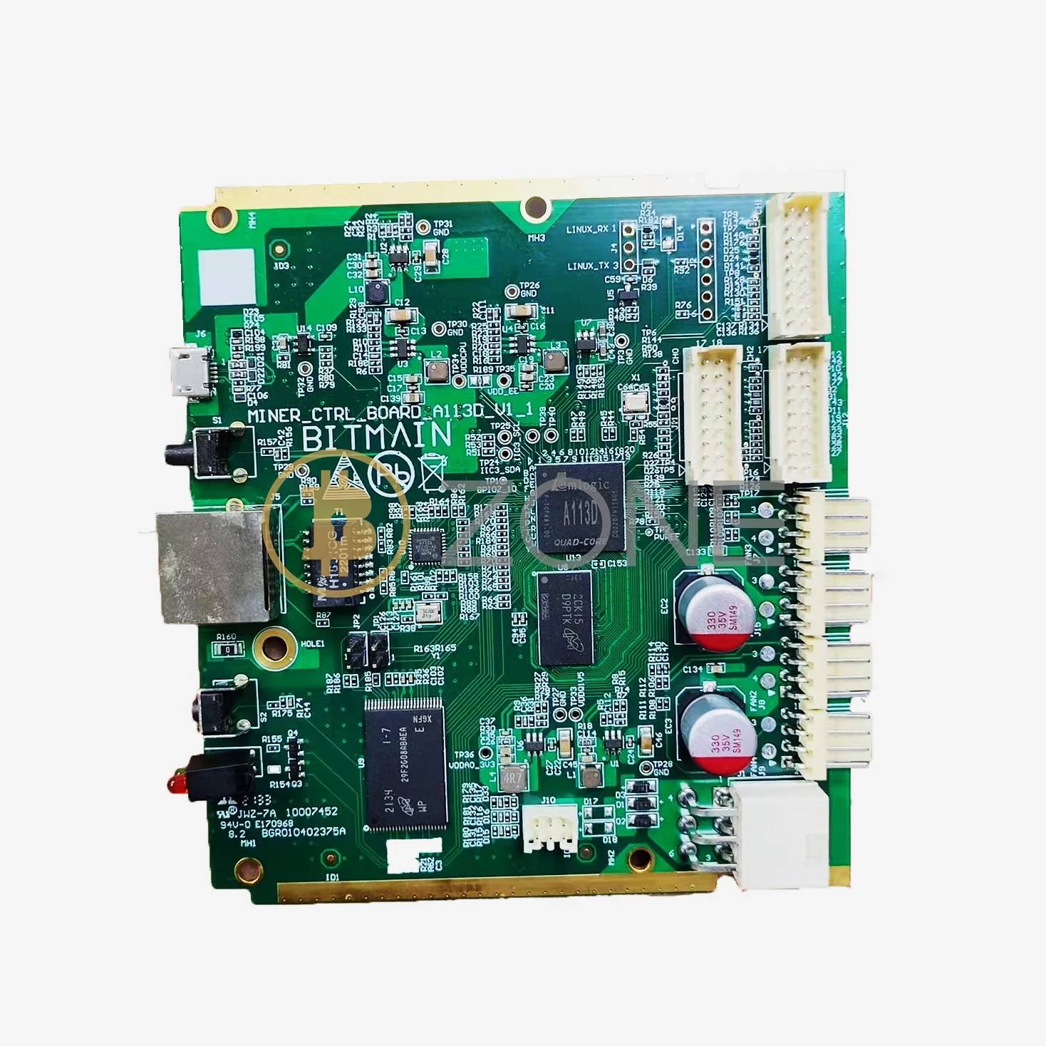 Imagem -02 - Controlador Placa Mãe Placa Mãe Adequado para Antminer S19j S19jpro S19xp Btc Bch Placa de Controle Amlogic Novo Bitmain-a113d