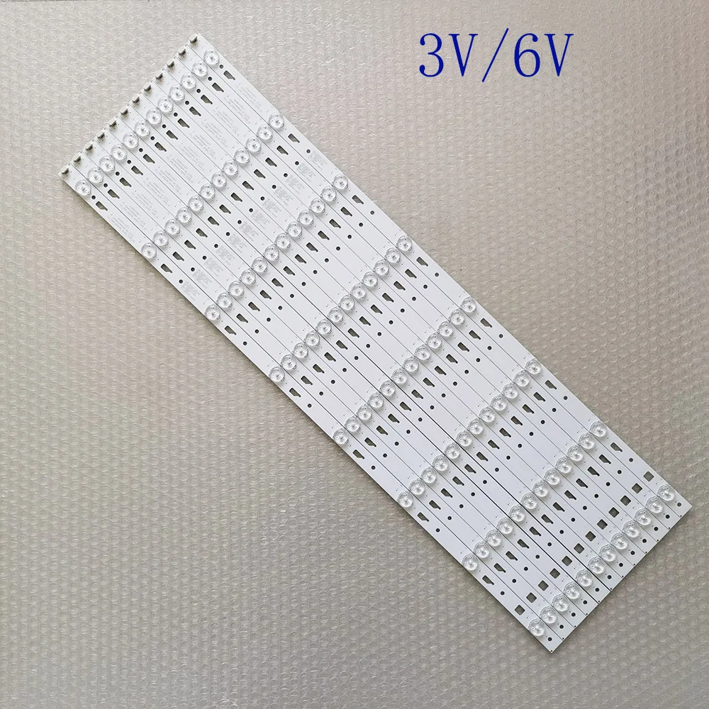 New LED Backlight Strip For Thomson 65UA6606 L65E5800A 4C-LB650T-YH3 LVU650CMDX 4C-LB650T-VH3 TCL_ODM_650d30_3030C_12X8 V4 V2