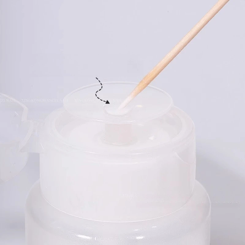 100 pièces ongles bois écouvillon propre bâtons bourgeon pointe en bois coton tête manucure détail correcteur dissolvant de vernis à ongles outil d'art des ongles