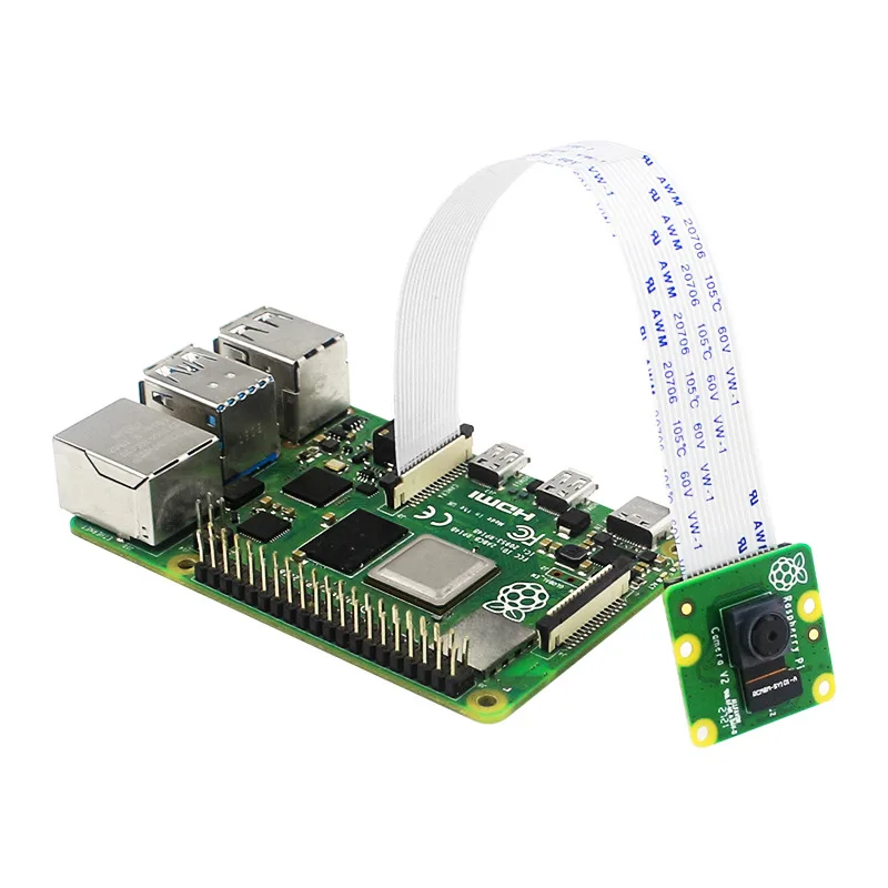 Raspberry Pi 4B/3B+ Camera Module - 8MP HD Day & Night Vision with IR-Cut (Sony IMX219 Sensor, 1080p/60fps) for Photography