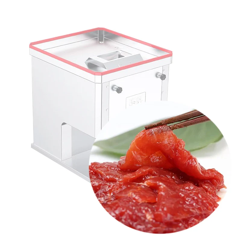

220V/110V Commercial Electric Slicer Stainless Steel Meat Slicer Vegetable Pork Beef Shredded Dice Grinder