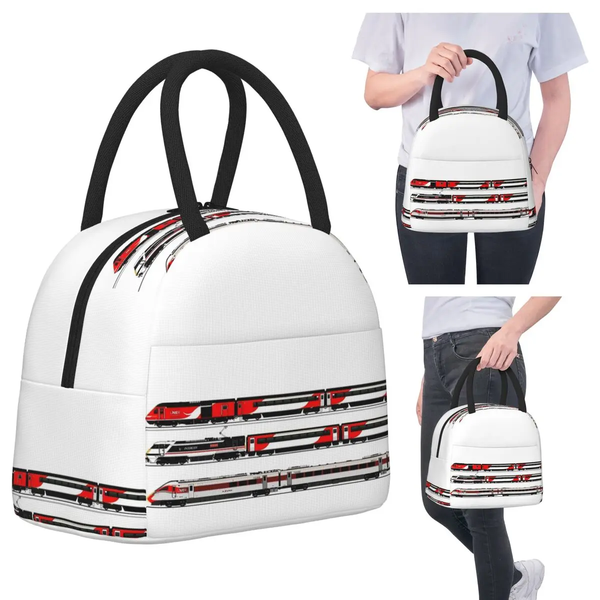 

Lner Locomotives Insulated Lunch Bag for Kids School Cooler Thermal Food Box Tote Portable Lunch Boxes Container