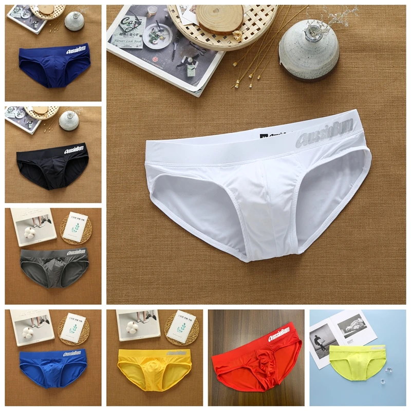 

Мужские трусы 8 в 1 AU из молочного шелка с заниженной талией, эластичные, трехмерные, комфортные