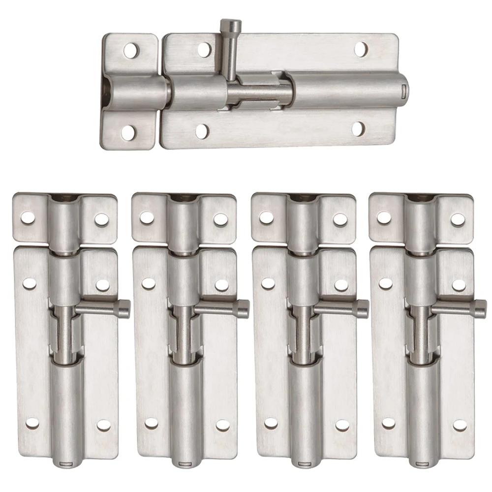 

Durable 5PCS Stainless Steel Industrial Latch Bolts Distribution Box Bolt Switch Electrical Cabinet Door Latch Brushed Finished