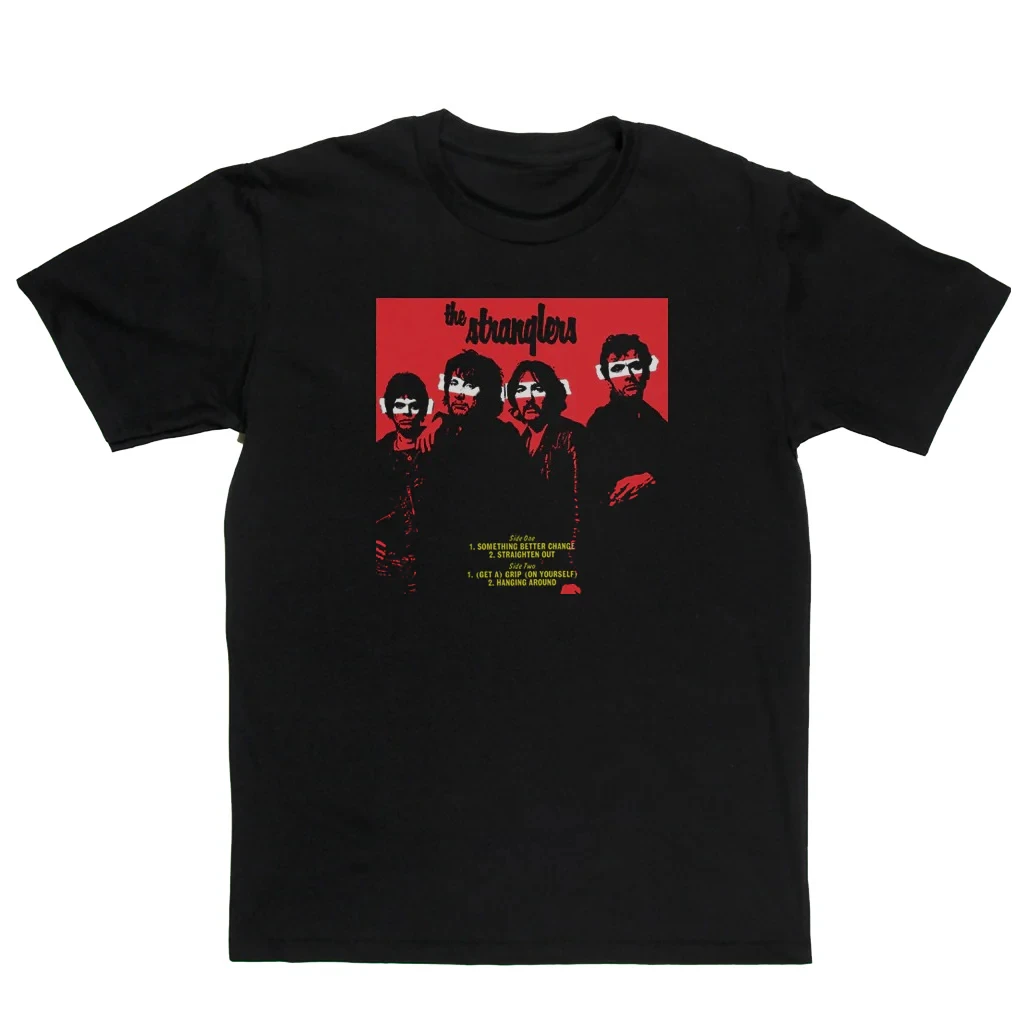 

The Stranglers EP Trend Модная уличная одежда с узором и принтом Летние элитные брендовые хлопковые мужские и женские футболки с короткими рукавами