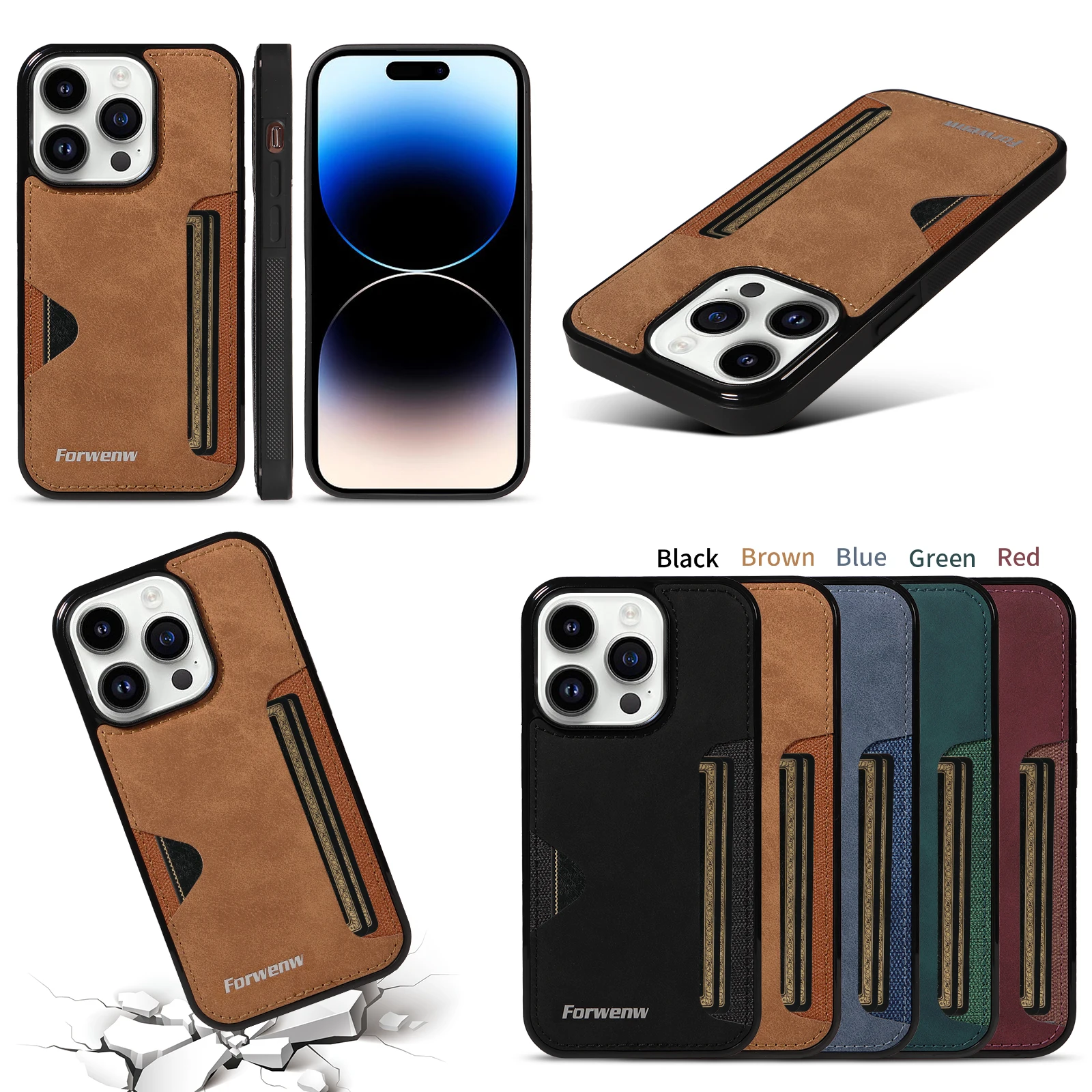 Cards Solt Leather Wallet Case For Samsung Galaxy S23 S24 Ultra S22 Plus S21 FE A14 A04 A25 A15 A24 A34 A35 A54 Business Cover
