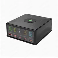 260W 5 Ports USB Charger Staion 15W Wireless Charging PD 65W QC3.0 Type C Fast Charger