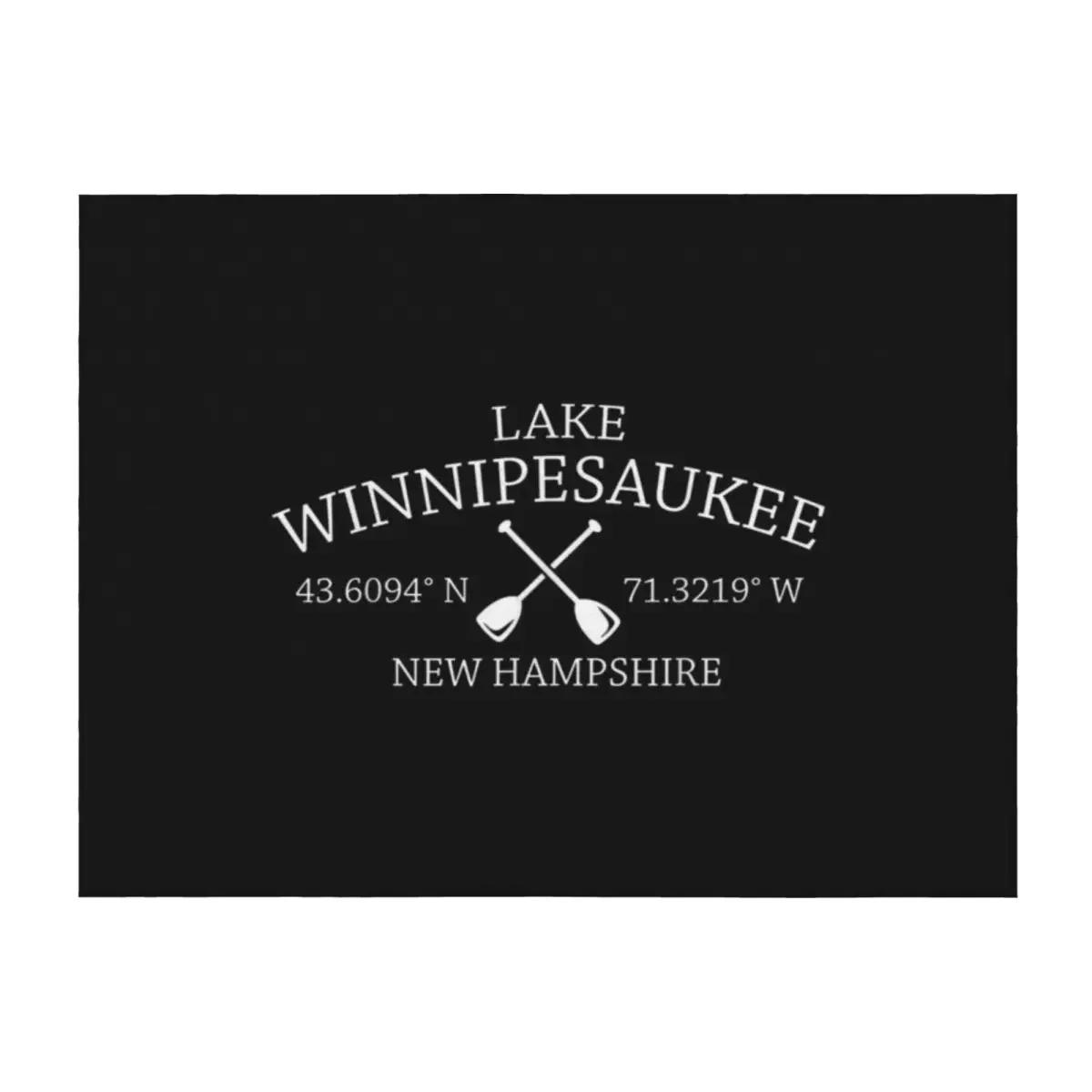 

Classic Lake Winnipesaukee Design Throw Blanket blankets and throws Decorative Sofa For Decorative Sofa Thin Blankets