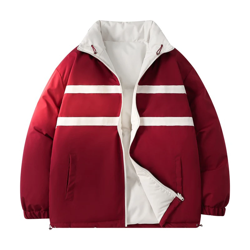 

Зимние мужские парки на горном лыжах, модные мужские хлопковые теплые стеганые пальто, мужские двухсторонние термоветровки, парки