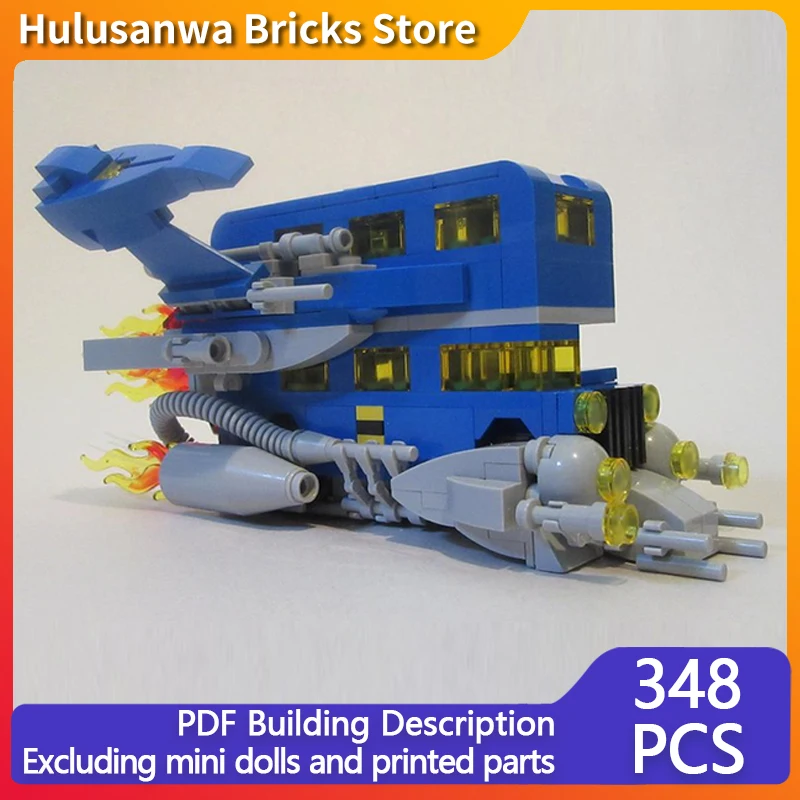 

Classic Space London Bus Model MOC Building Bricks War Equipment Modular Technology Gifts Holiday Assemble Children Toys Suit