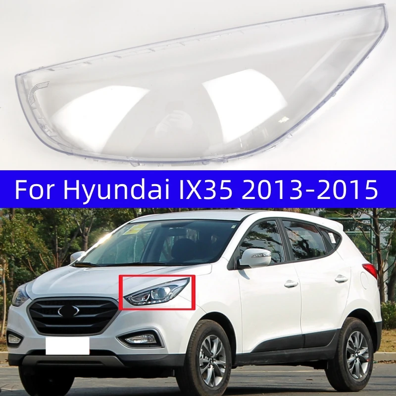 For Hyundai IX35 2013 2014 2015 Car Accessory Products Replace A Transparent PC Lights Shell Headlight Dust Cover