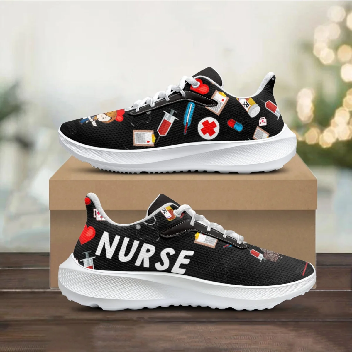 

New Nursing Shoes 2023 Light Non-Slip Running Shoes Medical Style Ladies Comfort Sneakers Casual Vulcanize Shoes for Teens Women