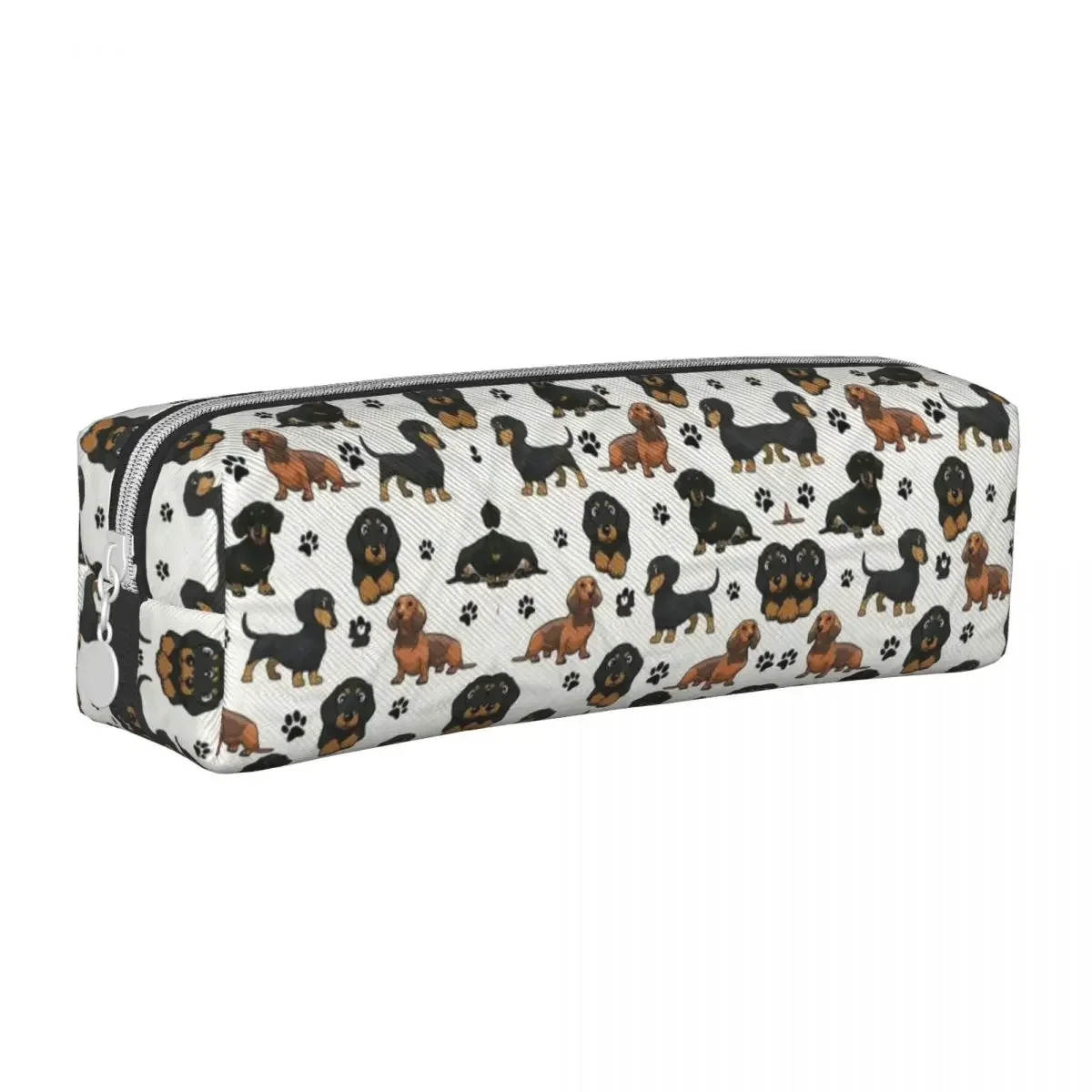 

Dachshund Dog Cartoons Cute Pencil Case Fun Pen Bag Student Large Storage Students School Gift Box