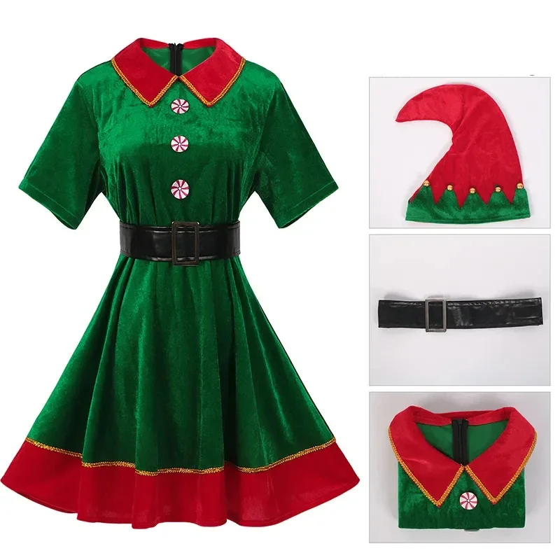 Medieval Retro Christmas Santa Claus Cosplay Costume Christmas for Women Christmas Party Festive Dress Stage Clothing Roleplay