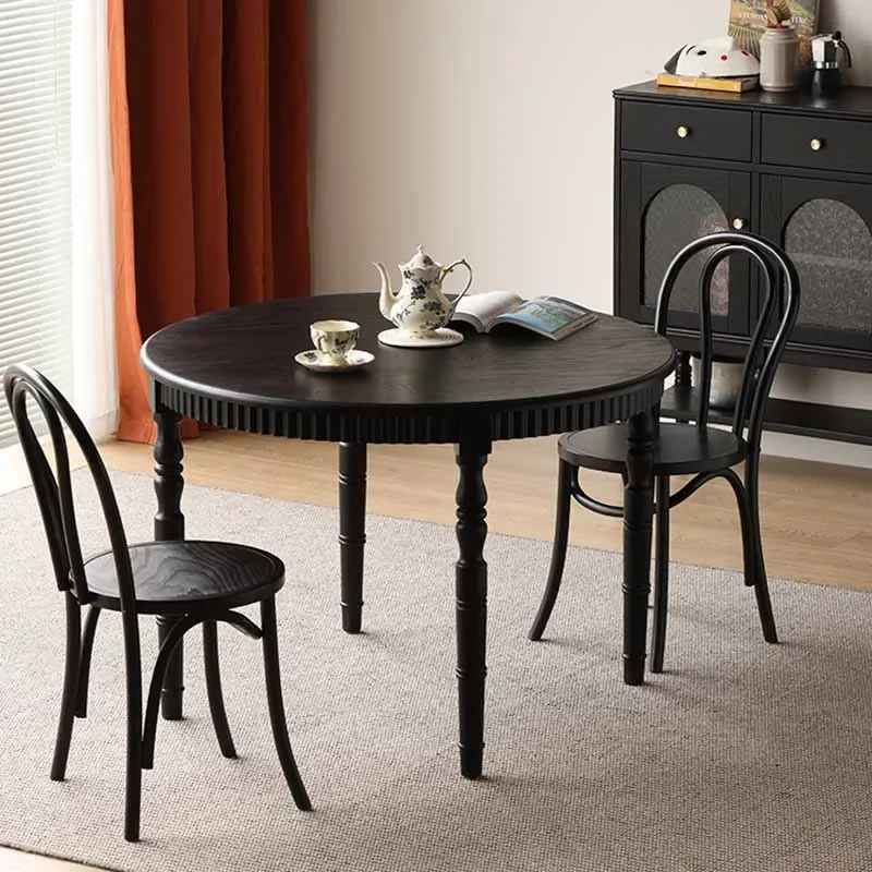 Black Floor Dining …