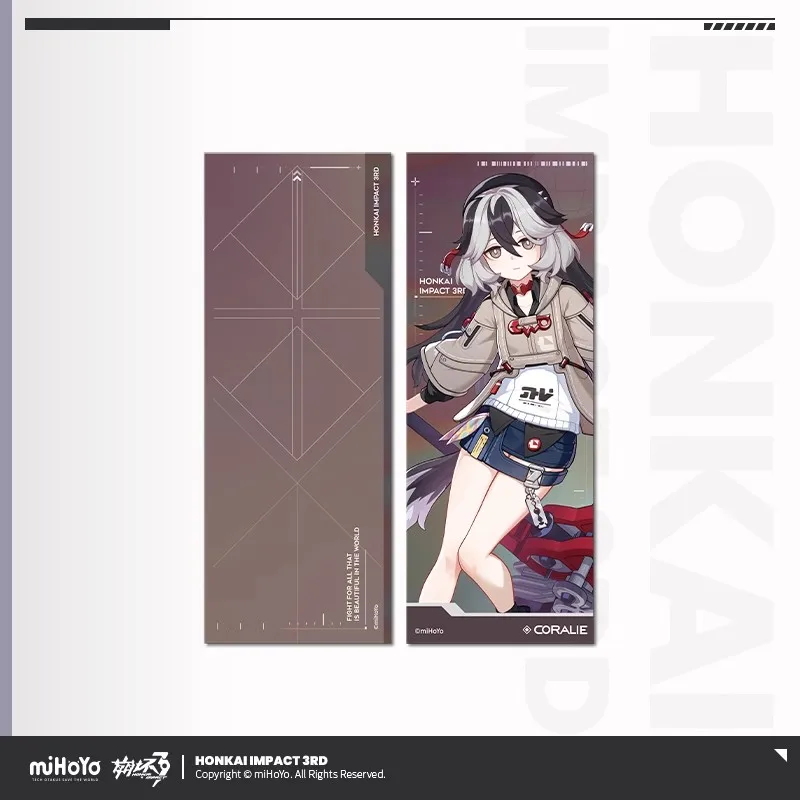 Official miHoYo Honkai Impact 3rd Volume Two Illustration series Laser Ticket Collection Card Anime Game Accessories