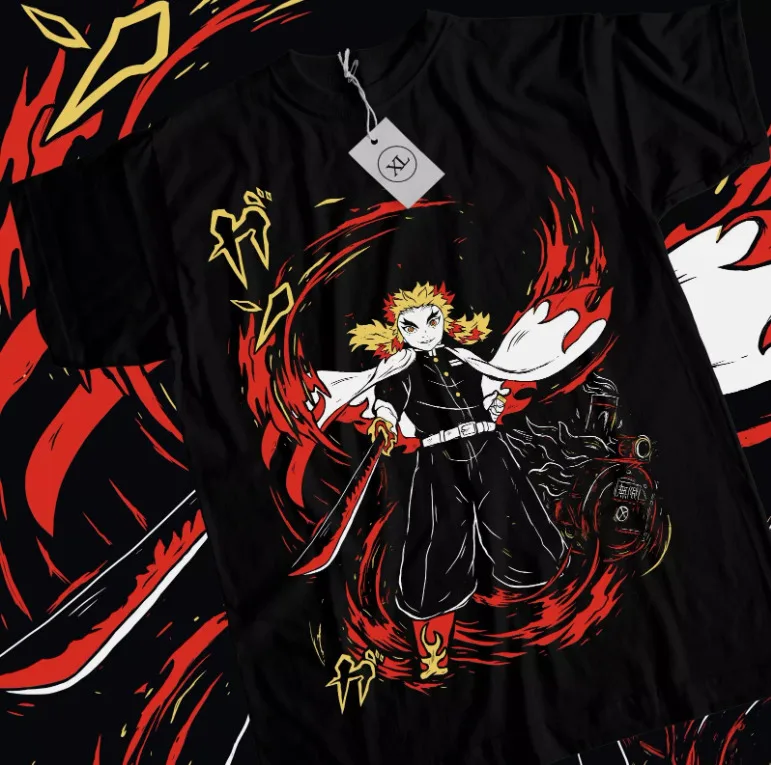 

Demon Slayer T-Shirt Kamado Nezuko Tanjiro Kimetsu No Yaiba Black Shirt All Size