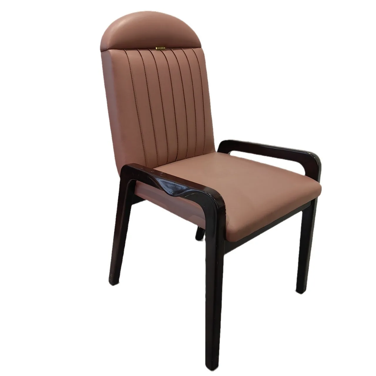 #Light Luxury Wood Mahjong Chair with Multi-function Bracket for Restaurant Hotel & Teahouse Use
