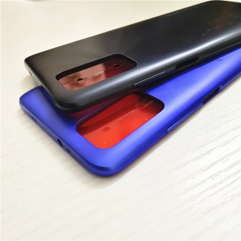 Casing pelindung baterai pintu belakang, sarung baterai Panel belakang dengan perekat untuk Xiaomi Redmi 9T