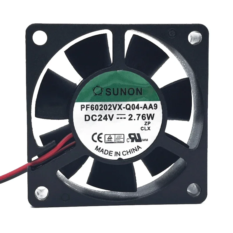 

60*60*20MM Jianzhun SUNON PF6020VX-Q04-AA9 24V 2.76W Magnetic Suspension Silent Cooling Fan 6CM