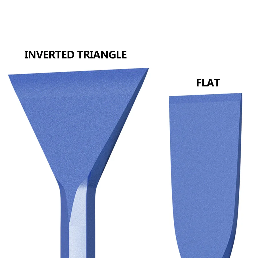 Elevata durezza Martello elettrico trapano a percussione manico quadrato manico esagonale pala elettrica scalpello scanalato attraverso il muro