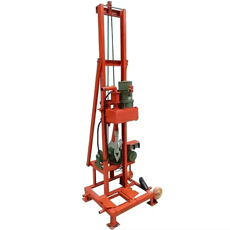 Small Civilian Well Drilling Rig, Foldable Well Drilling Rig, Household Two-phase Electric Water Well Drilling Rig