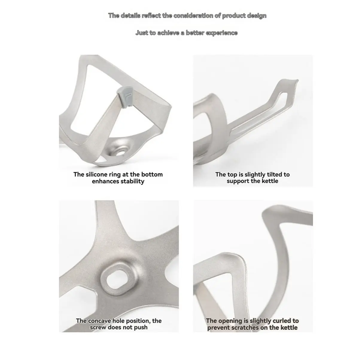 

AD10 2X Bicycle Bottle Holder Titanium Alloy Bottle Cage Side Opening Mountain Bike Cycling Equipment