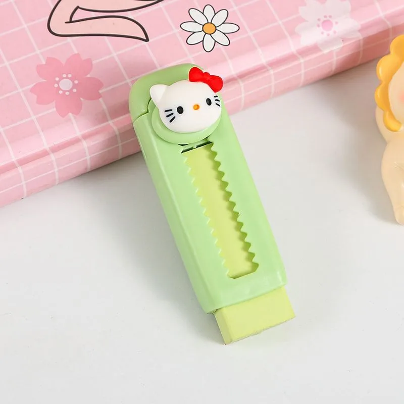 Sanrio Hello Kitty My Melody Cinnamoroll Kuromi push-pull eraser student-specific cartoon cute kawaii eraser retractable gift