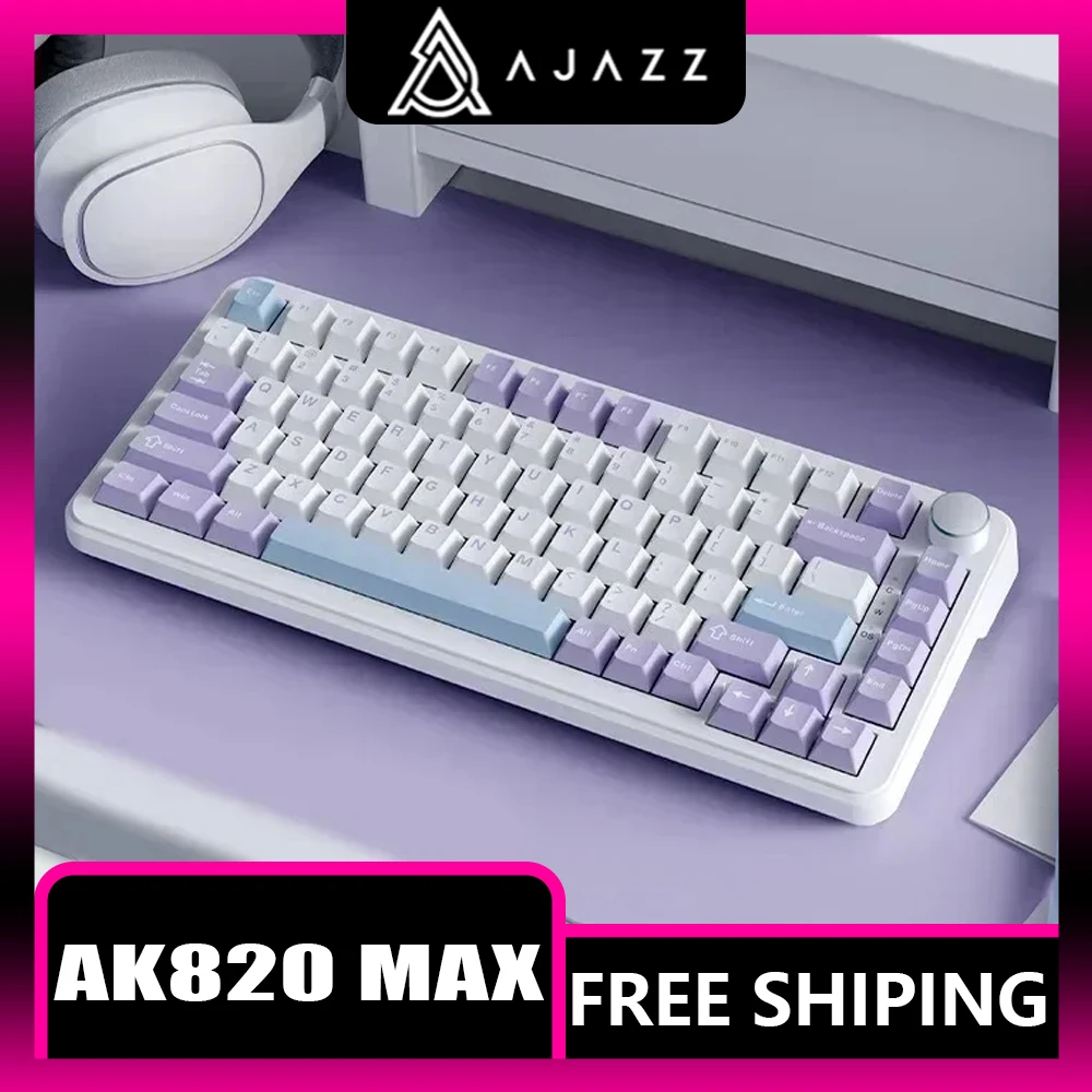 

Клавиатура AJAZZ AK820MAX механическая, 3 режима, Bluetooth