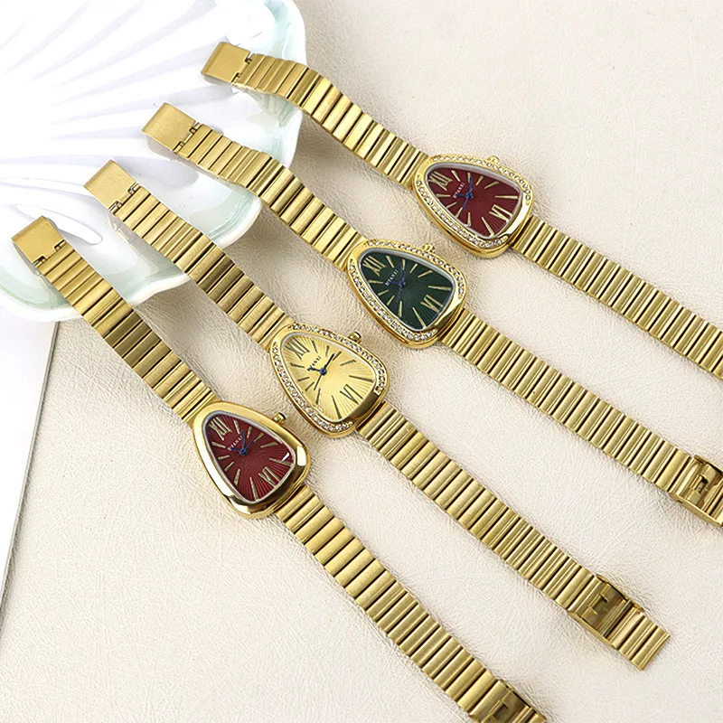 Luxury Brand Women Diamond Quartz Watches Fashion Ladies Stainless Steel Wristwatch Girls Clock Montre Femme Relógio Feminino